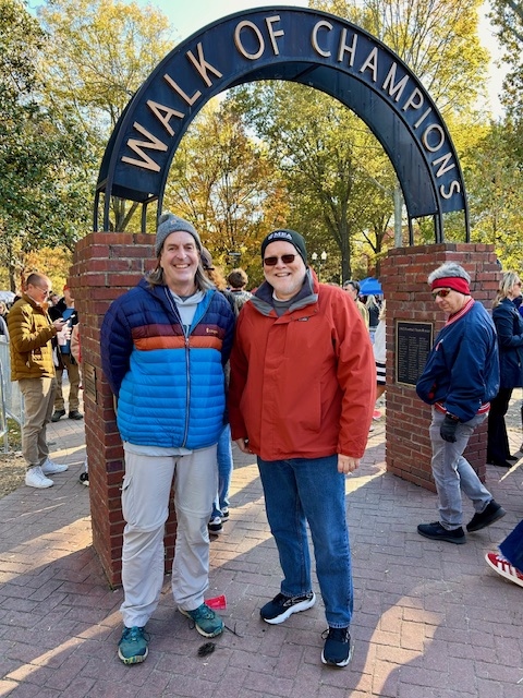 Wayne-Doug-Walk-of-Champs-Arch